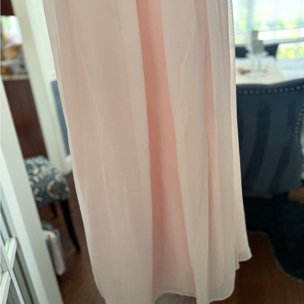 Bill Levkoff Strapless Blush Maxi Dress, Size 10 - Picture 10 of 10